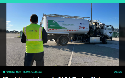 Vinci Airports lance le SAF à Toulon Hyères