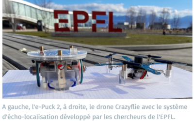 Ce drone s’oriente uniquement grâce aux échos