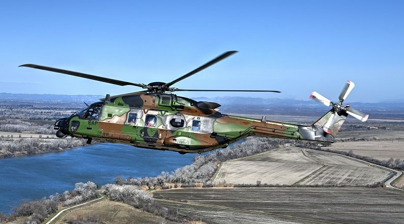 Premier vol d’un NH90 avec du carburant durable