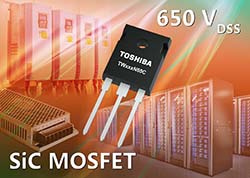 Farnell : Les MOSFET en carbure de silicium de 3ème génération de Toshiba sont disponibles