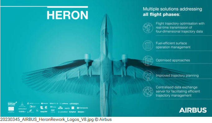 Airbus participe au lancement des vols d’essai du projet HERON