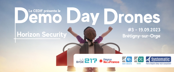 Save the date Demo Day Drones Horizon Security – 19/09/2023