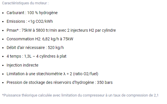 FEV a présenté un moteur converti à l’hydrogène au salon du Bourget