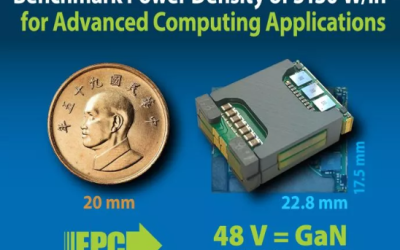 Densité de puissance record pour un convertisseur Gan d&rsquo;Epc