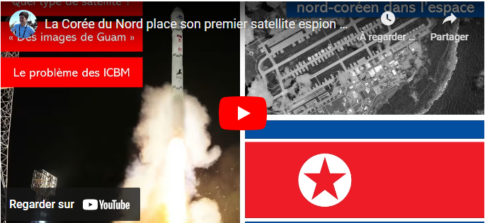 La Corée du Nord place son premier satellite espion en orbite