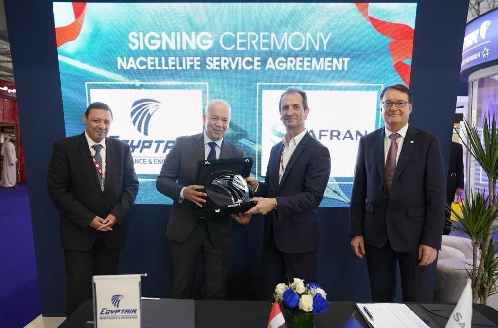 Nouveaux contrats de services dont EgyptAir et nouvelle station MRO en Chine