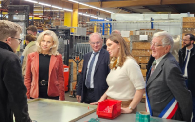 L’apprentissage, sujet phare de la visite monistérielle chez Atos