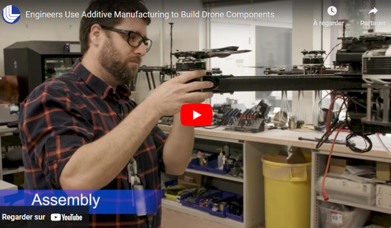 Utiliser la fabrication additive pour construire des composants de drones