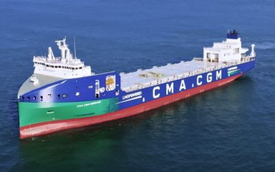 Un mini porte-conteneurs pour CMA CGM, le secteur privé vise encore la Lune… Les cinq images de la semaine