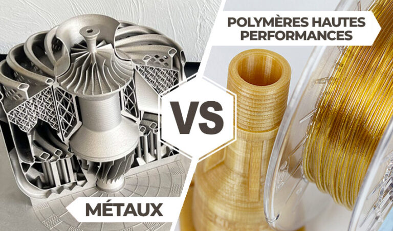 Polymère haute performance vs métal : quel matériau d’impression 3D choisir ?