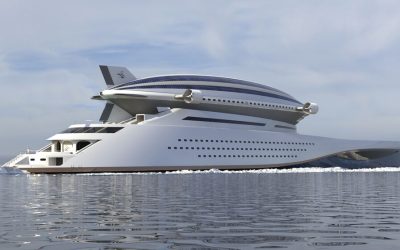 Un yacht-dirigeable pour voguer en mer comme dans les airs