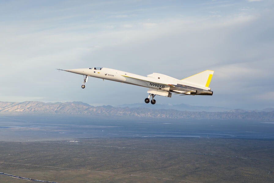 Premier vol réussi pour le démonstrateur de l’avion supersonique Overture du constructeur Boom