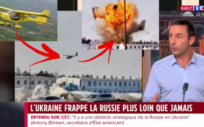 L&rsquo;UKRAINE frappe une usine RUSSE à 1200km avec un SIMPLE ULM…