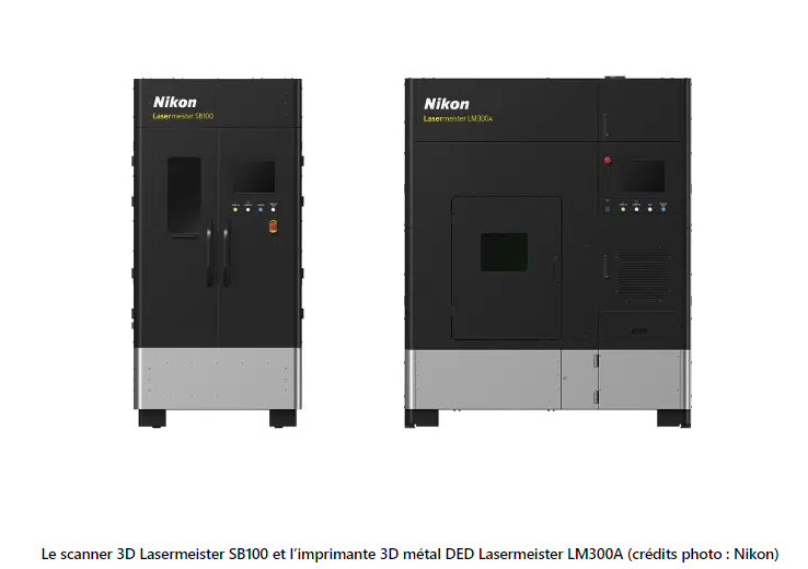 Nikon lance une imprimante 3D métal grand format (DED) pour réparer les aubes de turbine