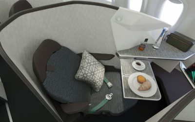 Stelia Aerospace présente un siège éco-conçu, Opera Essential