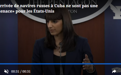 Quatre navires russes dont un sous-marin à propulsion nucléaire sont arrivés à Cuba