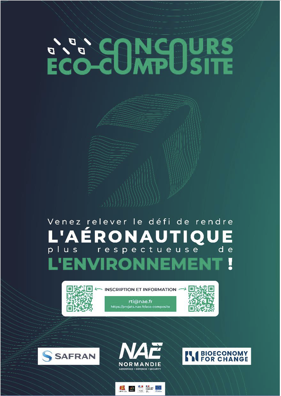 NAE lance la 2ème édition de son concours « Eco-Composite », pour une aéronautique plus respectueuse de l’environnement