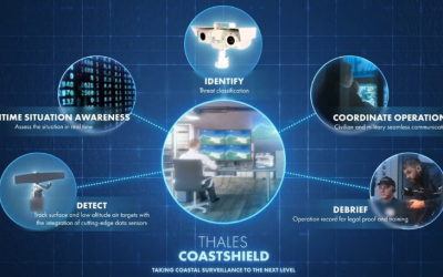 Thales présente CoastShield, un système de surveillance des côtes permettant aux nations d&rsquo;assurer la protection de leurs côtes et la sécurité de leurs opérations maritimes