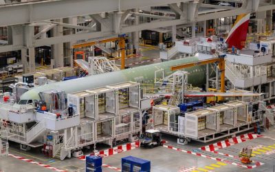 A Toulouse, l’usine dernier cri d’Airbus démarre l’assemblage de l’A321XLR