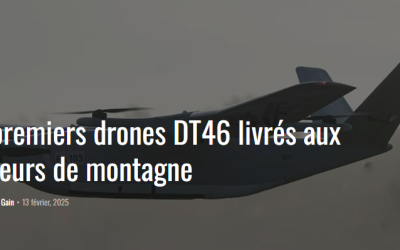 Les premiers drones DT46 livrés aux artilleurs de montagne