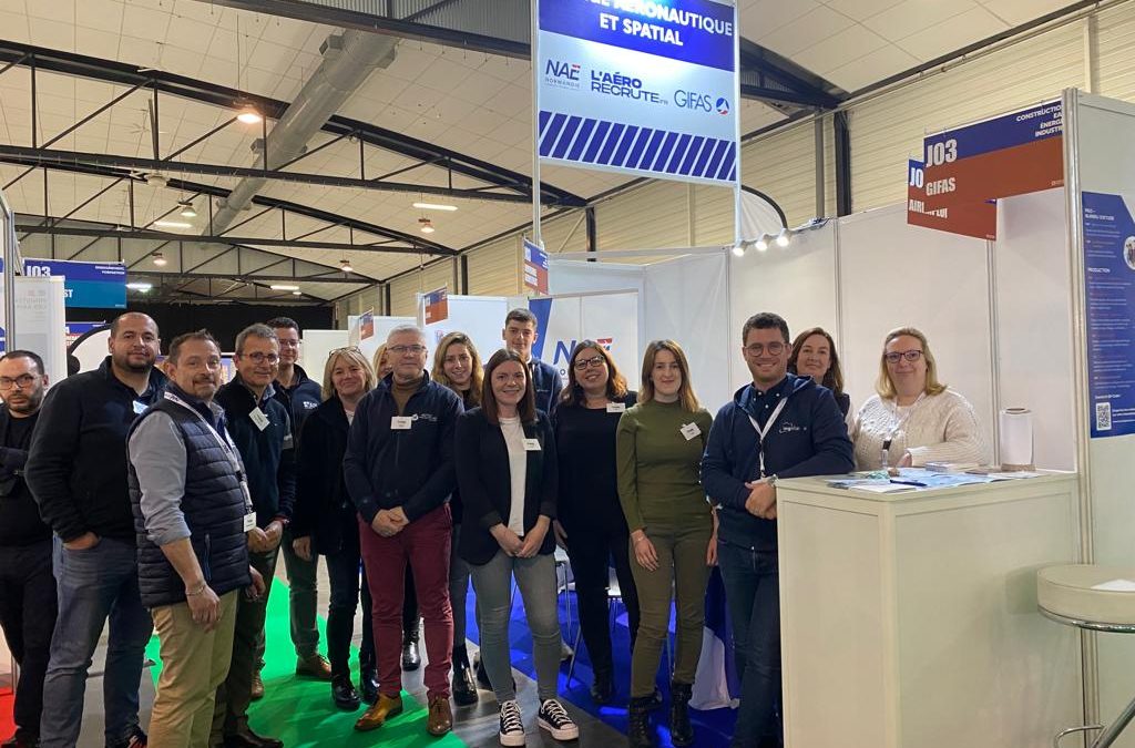 L’Aéro recrute – NAE, l’association HANVOL et 15 membres de la filière normande participent au salon Emplois en Seine  les 13 et 14 mars prochains au Parc Expo de Rouen