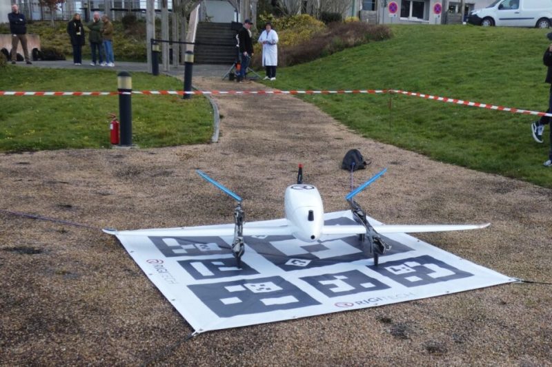 Un drone pour transporter des prélèvements entre les hôpitaux de Coutances et Saint-Lô