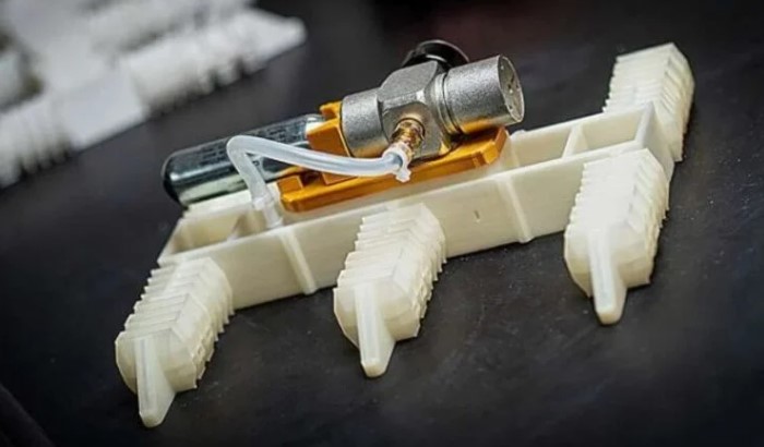 Un robot autonome imprimé en 3D se déplace à l’aide de gaz comprimé