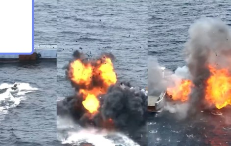 La Marine française lance un drone naval explosif contre un navire