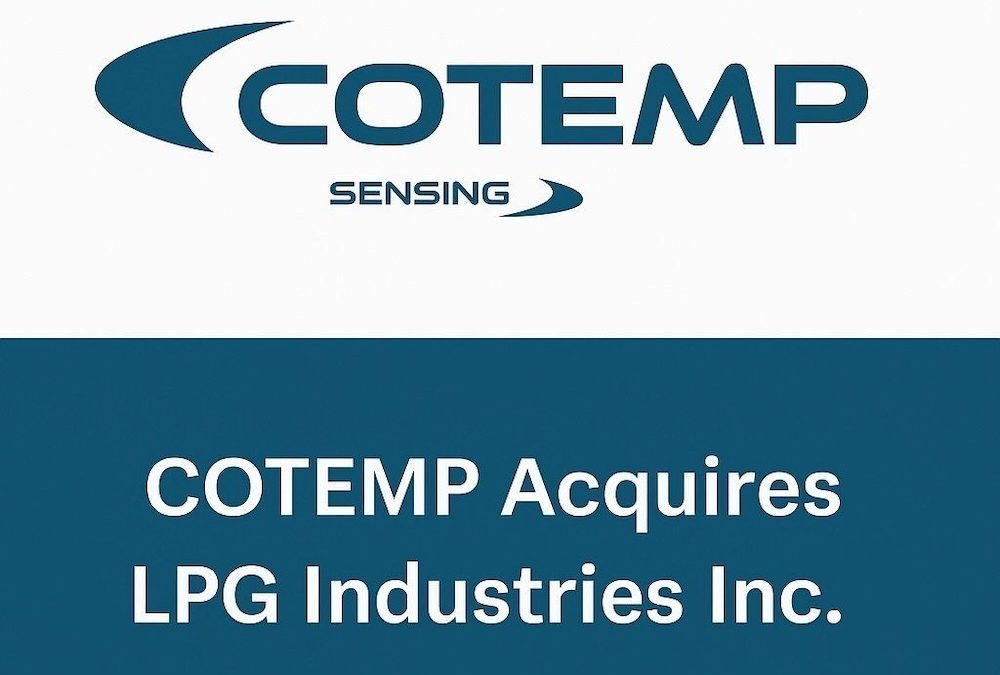 Cotemp Sensing renforce sa présence aux États-Unis avec l’acquisition de LPG