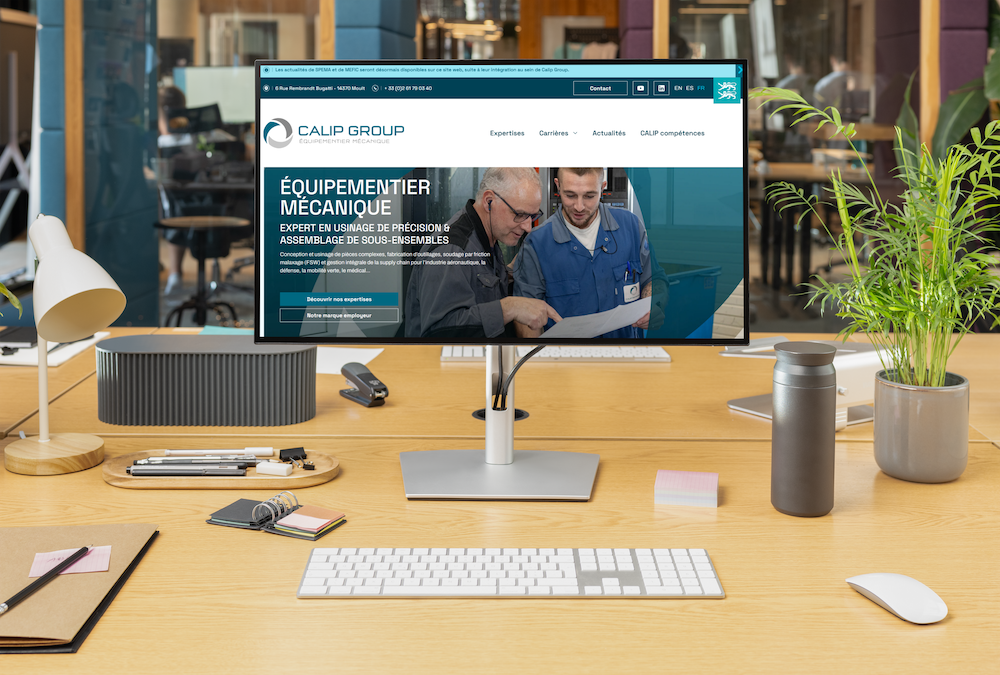 Calip Group dévoile son nouveau site internet