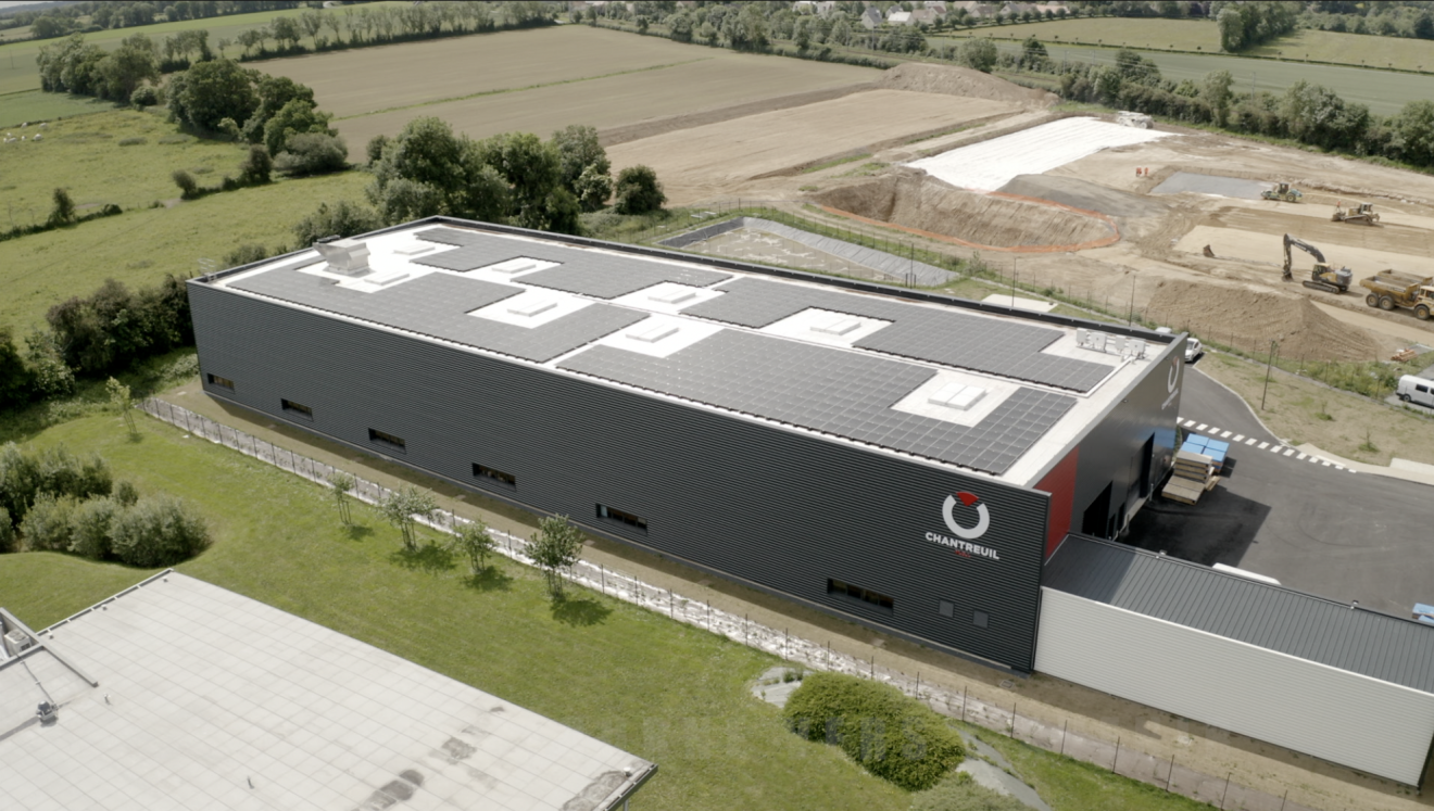 Nouvelle usine du groupe chantreuil à Bayeux