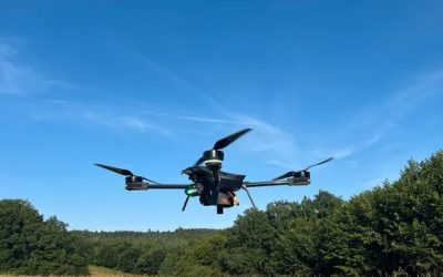 En Corrèze, l’entreprise Belver a créé un drone pour effaroucher les animaux qui s’attaquent aux cultures
