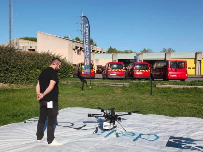 Transport médical par drone, une première entre Aix et Pertuis