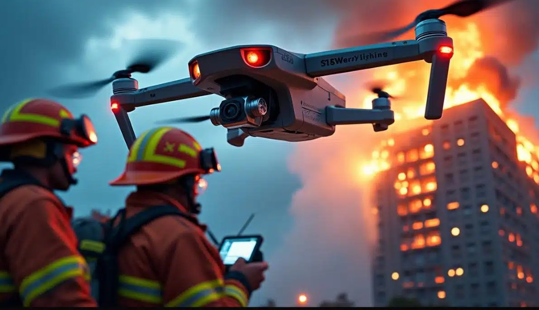 Drone pompier : interventions, capteurs et formation requise