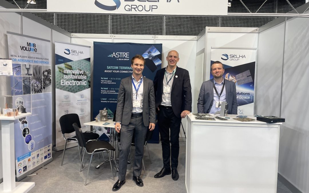 Co-exposition SELHA Group/MMB VOLUM-e sur le salon Space Tech