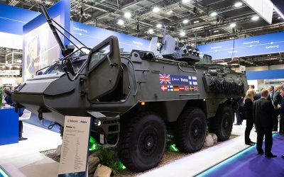 Predictive maintenance and life cycle management for armoured vehicles