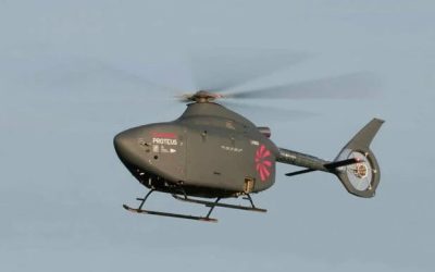 Royal Navy&rsquo;s helicopter drone makes its first autonomous flight