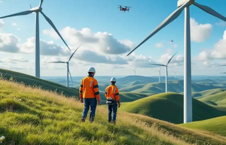Énergie inspection d’éoliennes retour d’expérience Siemens Gamesa Vestas