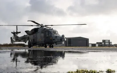 Royal Navy transforms Wildcat helicopter into drone command hub in UK first