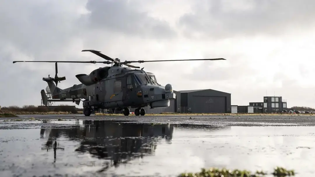 Royal Navy transforms Wildcat helicopter into drone command hub in UK first