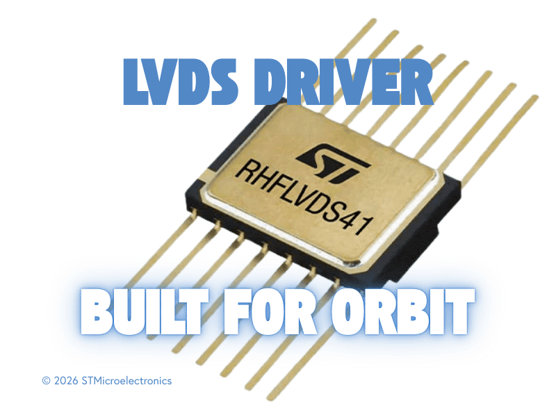 Space-grade LVDS driver targets 600 Mbps satellite data links