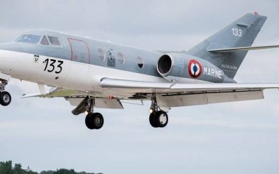 Le premier Pilatus PC-24 destiné à remplacer les Falcon 10 Mer est arrivé à Landivisiau