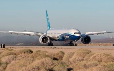 Boeing 777-9 : le test d’énergie maximale de freinage validé à Edwards Air Force Base