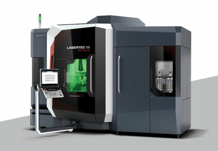 DMG Mori introduit un nouveau system de fabrication additive hybride : le LASERTEC 65 DED hybrid 2