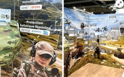 Gilet pare-balles adaptés aux femmes, système de détection de drones, blindages transparents : 22 innovations normandes au salon Eurosatory