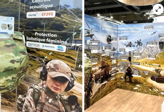 Gilet pare-balles adaptés aux femmes, système de détection de drones, blindages transparents : 22 innovations normandes au salon Eurosatory