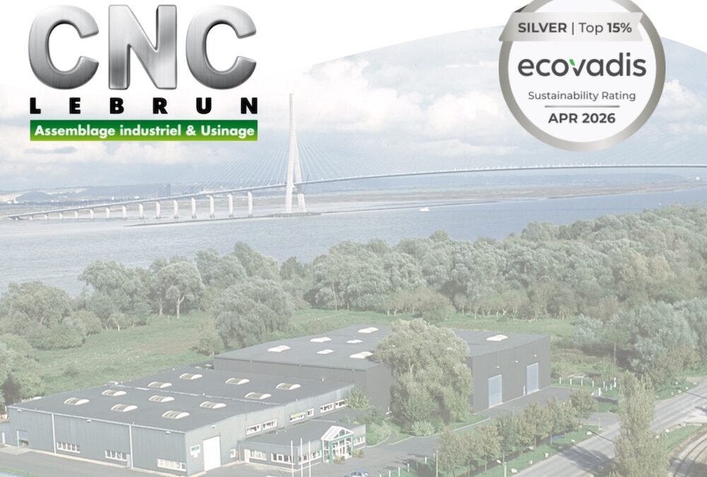 CNC Lebrun obtient la médaille Silver EcoVadis dès sa première évaluation