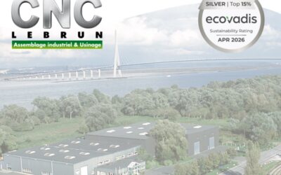 CNC Lebrun obtient la médaille Silver EcoVadis dès sa première évaluation