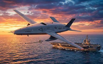 MQ-25A Stingray : Premier Vol du Drone Ravitailleur Naval