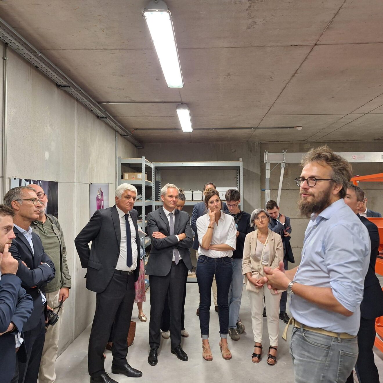 Atron Metrology présente son expertise à Hervé Morin